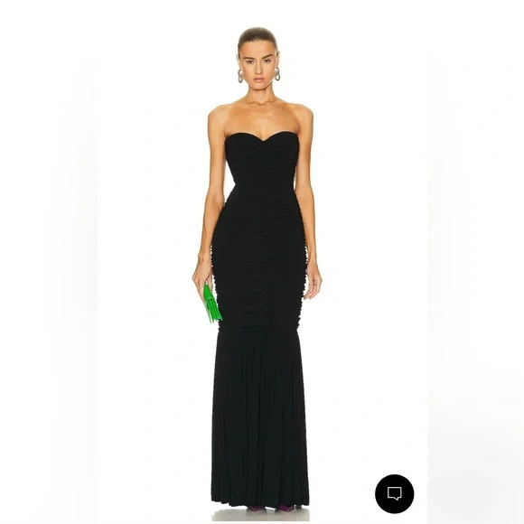 black norma kamali dress Norma Kamali Ruched stretch-jersey black mini dress - BOPF